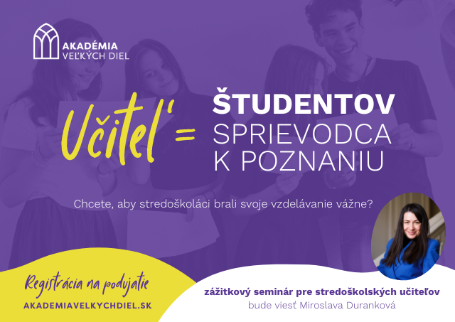 Vzdelávacie podujatie pre učiteľov